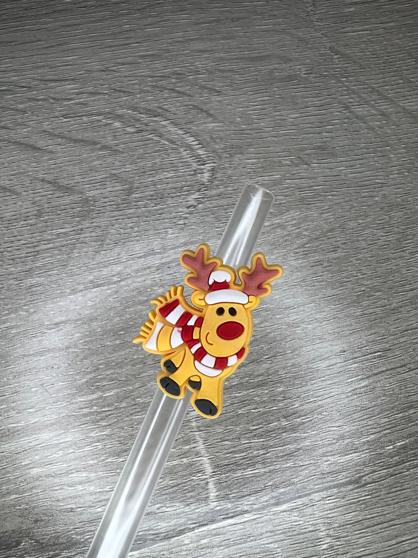 Raindeer Straw Charm