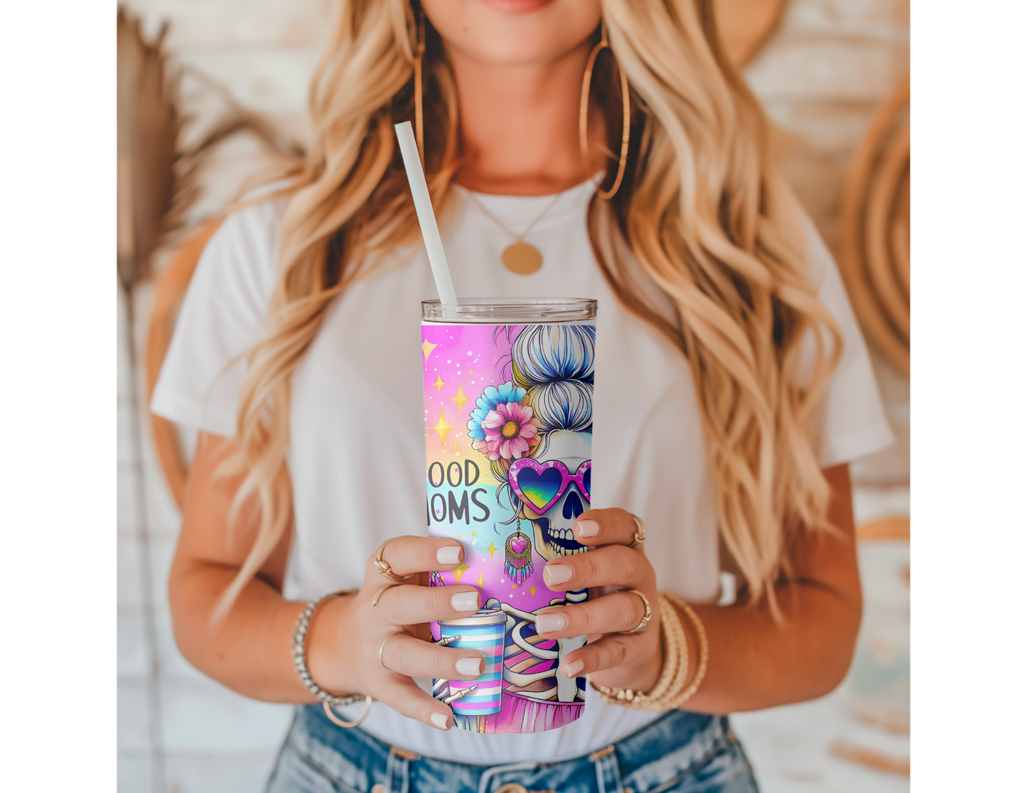 Good Moms Bad Words Stainless Steel Tumbler