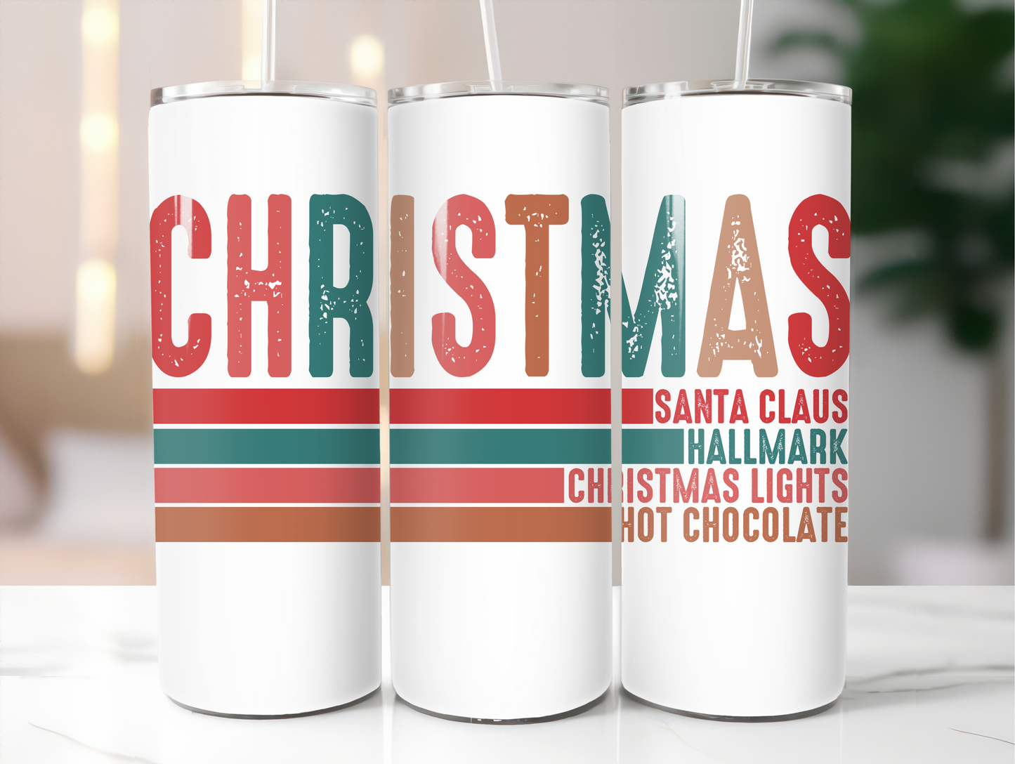 Christmas Stainless Steel Tumbler