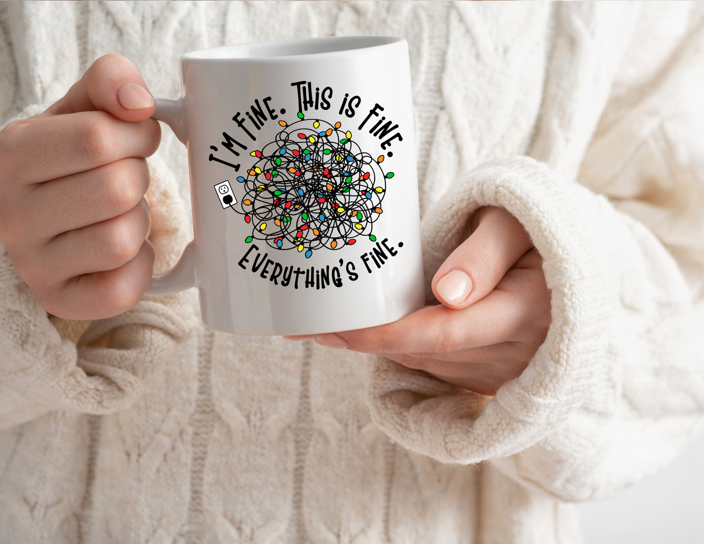I’m Fine 15oz Coffee Cup