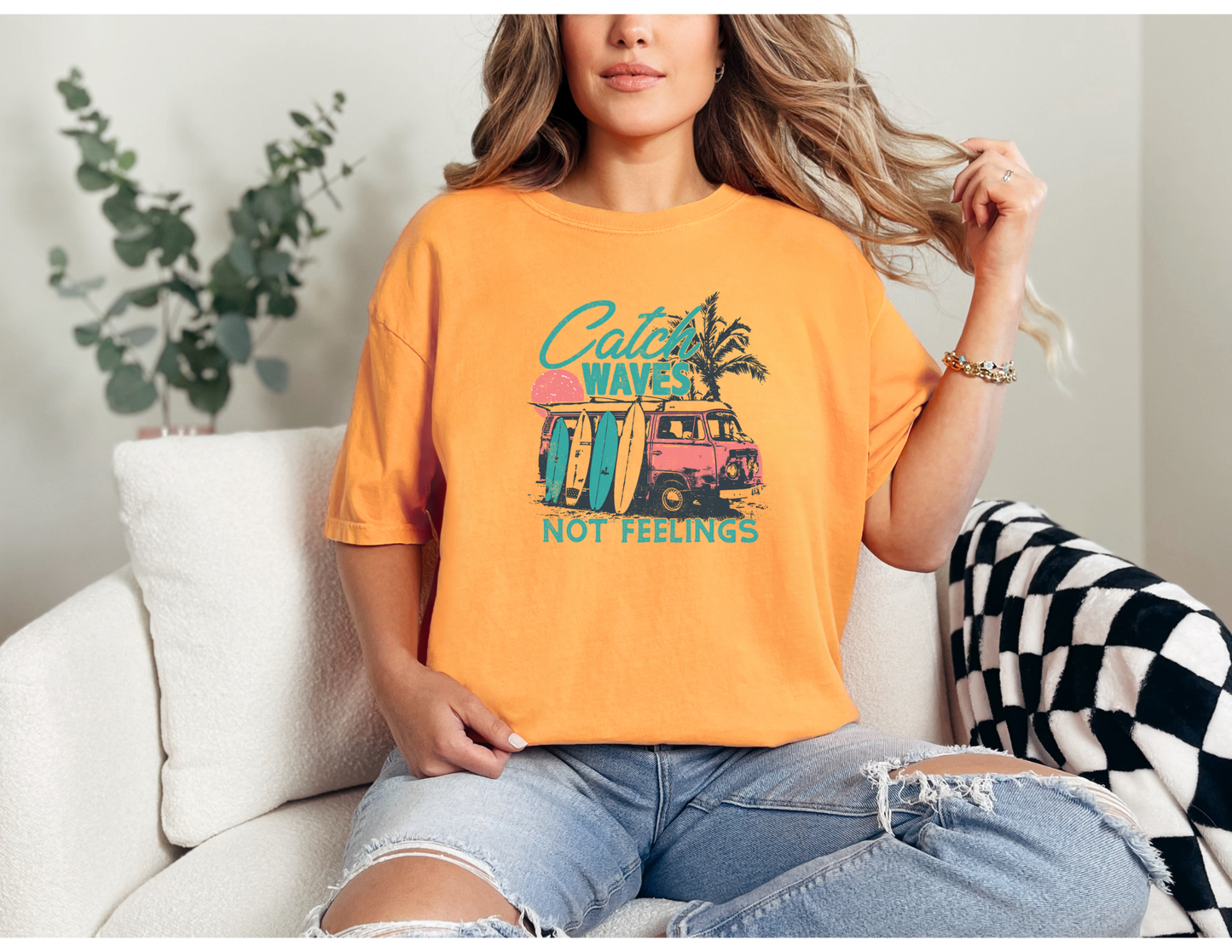 Catch Waves Not Feelings Shirt
