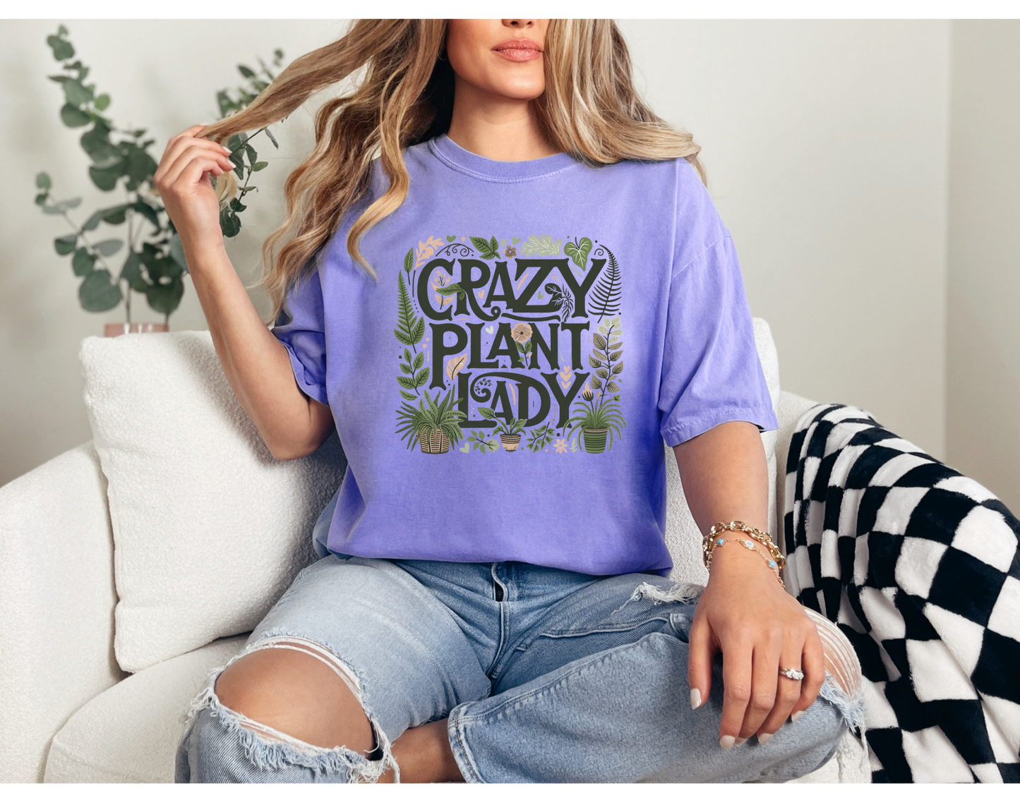 Crazy Plant Lady Shirt