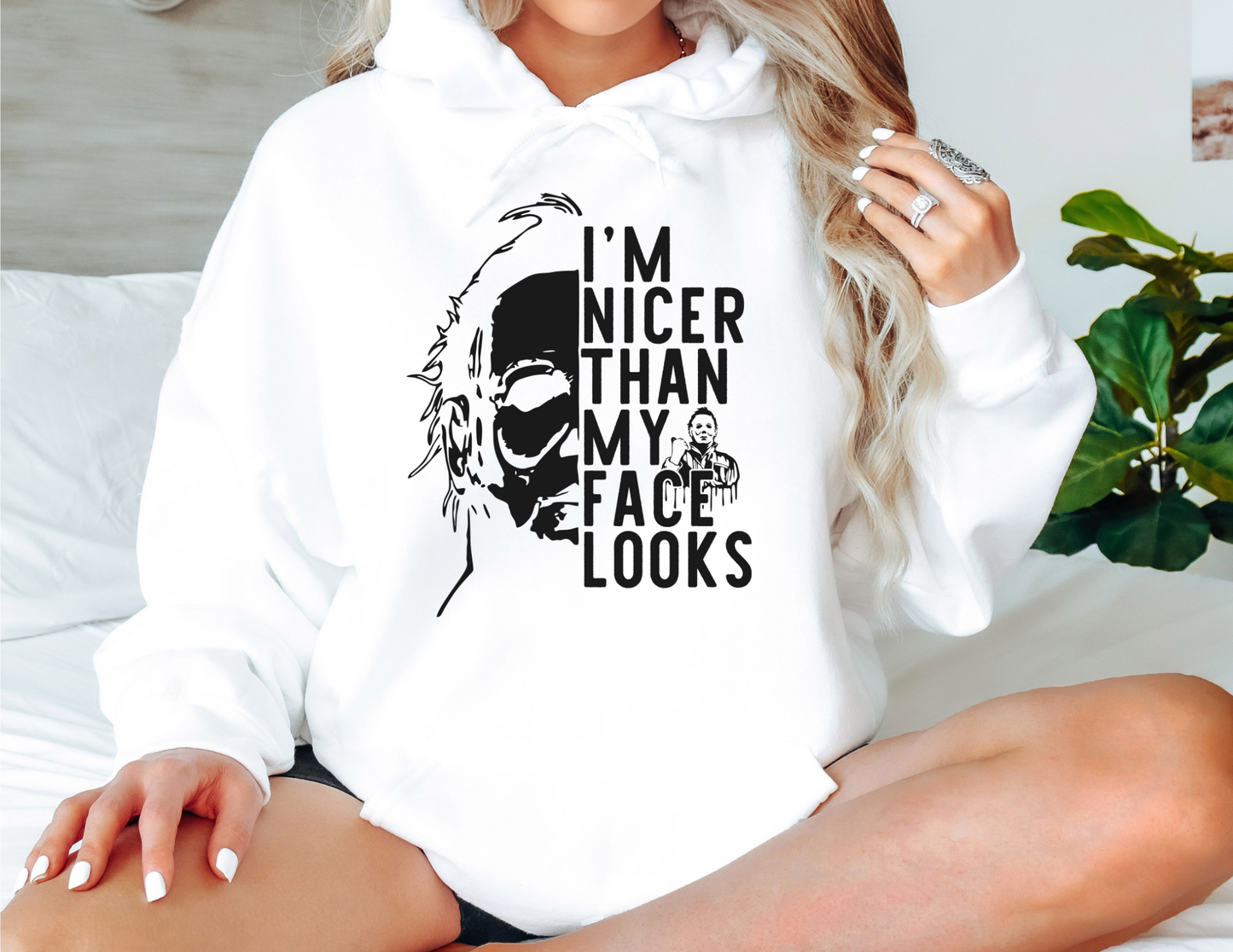 I’m Nicer Than my Face Looks Sweatshirt