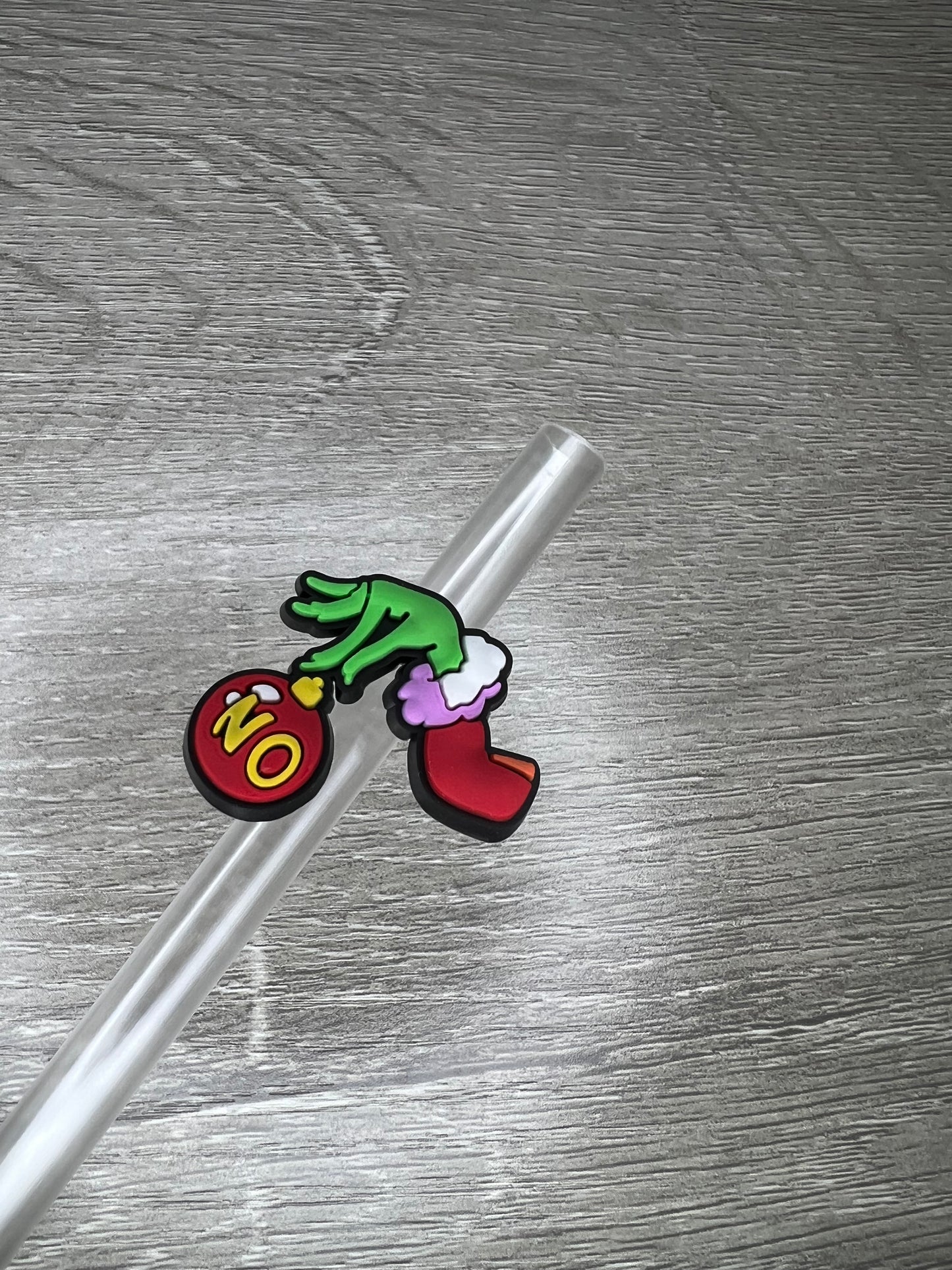 Ornament “No” Straw Charm