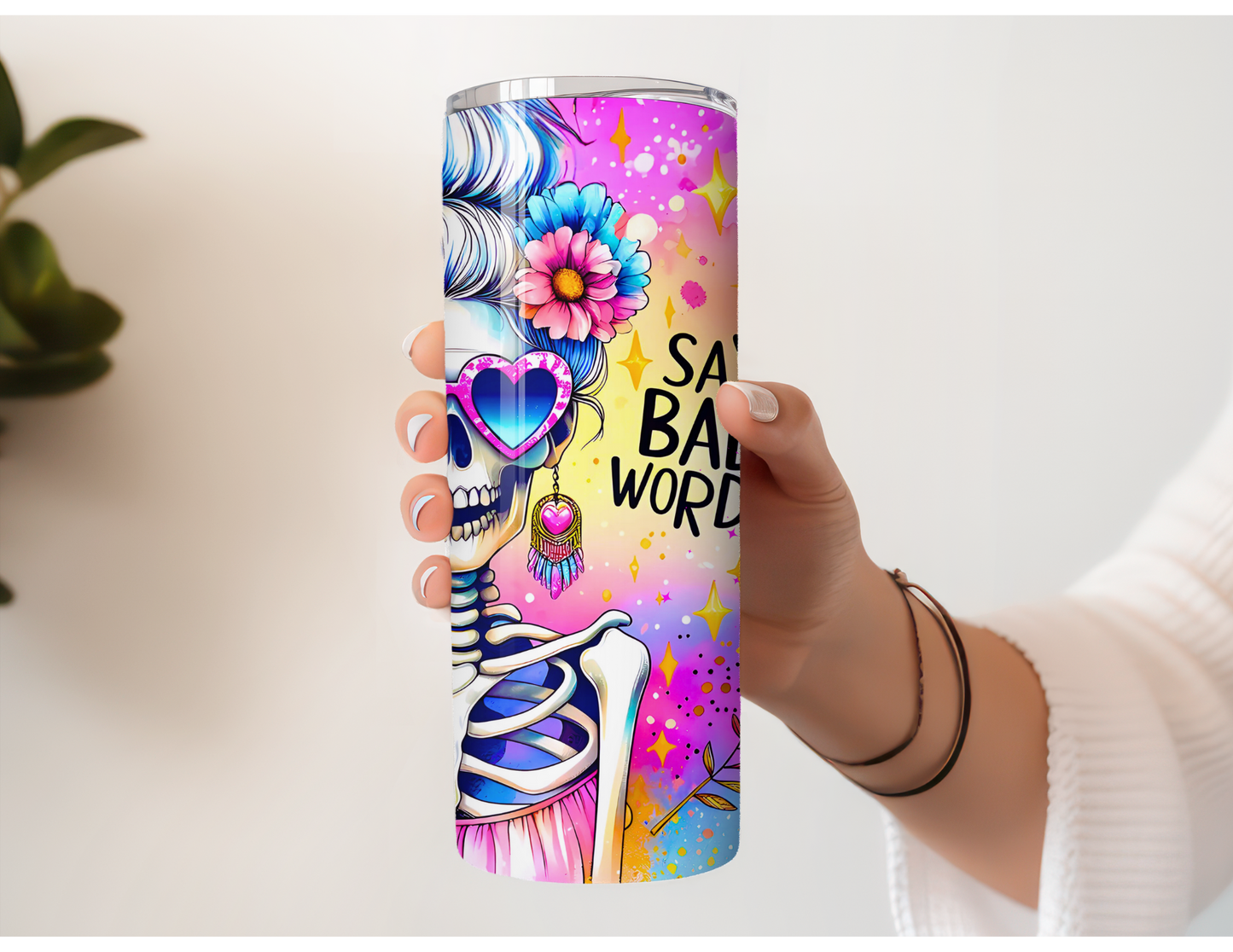Good Moms Bad Words Stainless Steel Tumbler