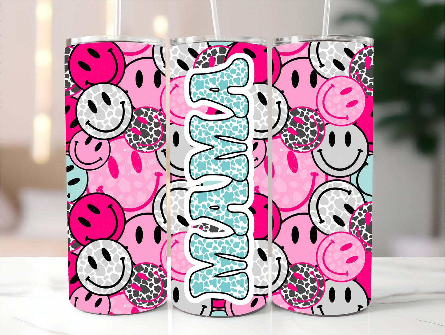 Mama Smiley Stainless Steel Tumbler