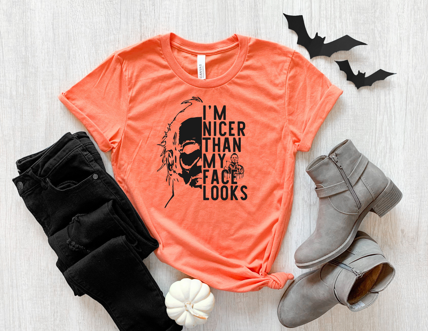 I’m Nicer Than My Face Looks Shirt