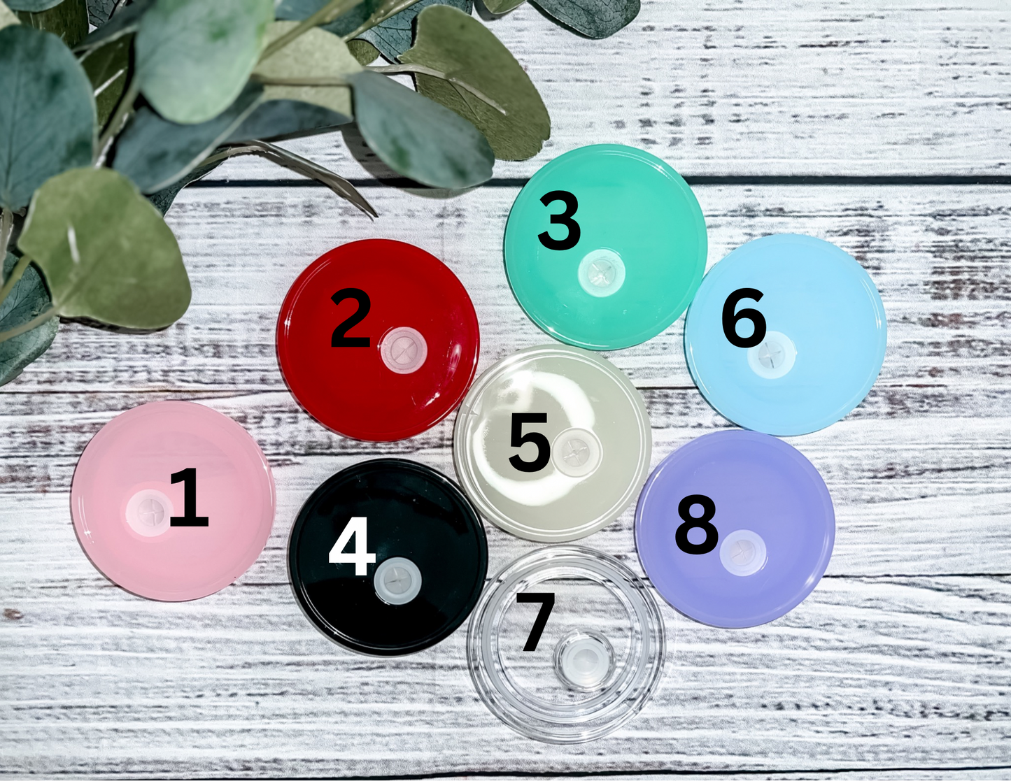 Acrylic Tumbler Lids