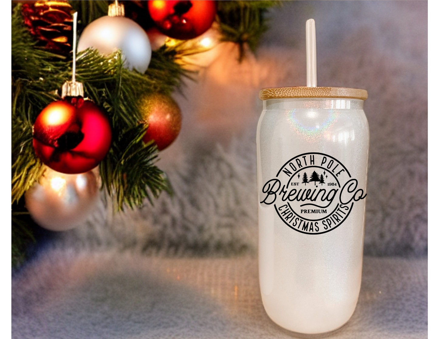 North Pole Brewing Glass Tumbler