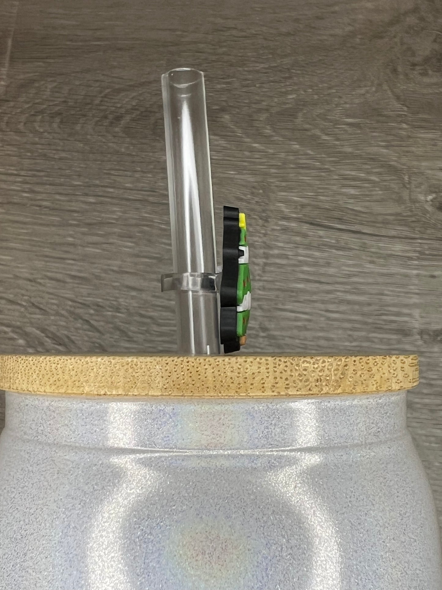 Christmas Tree Straw Charm