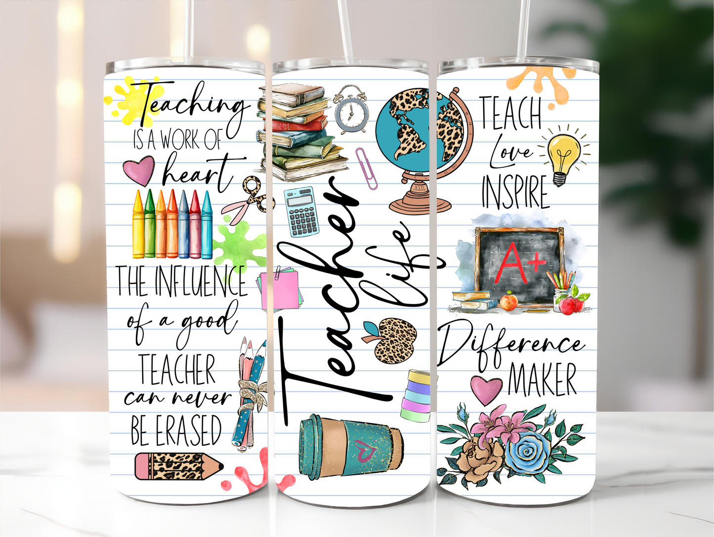 Teacher Life 20oz Stainless Steel Tumbler