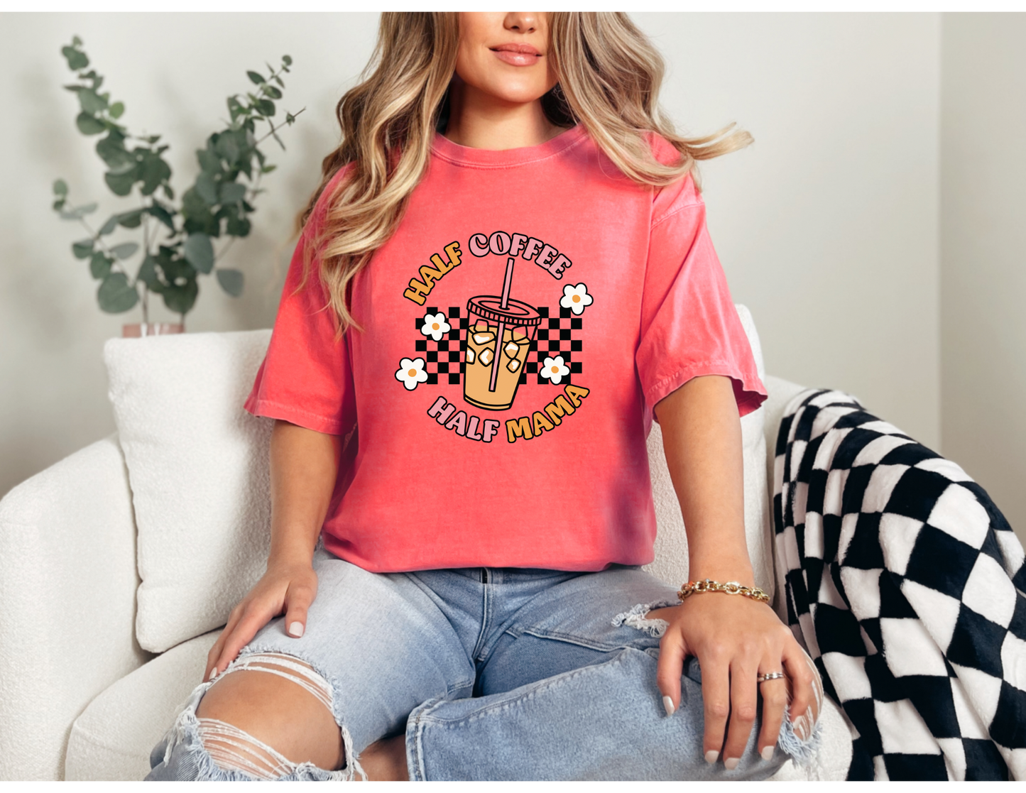 Half Coffee Half Mama Shirt