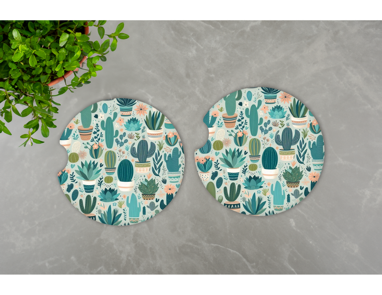 Cactus Car Coasters