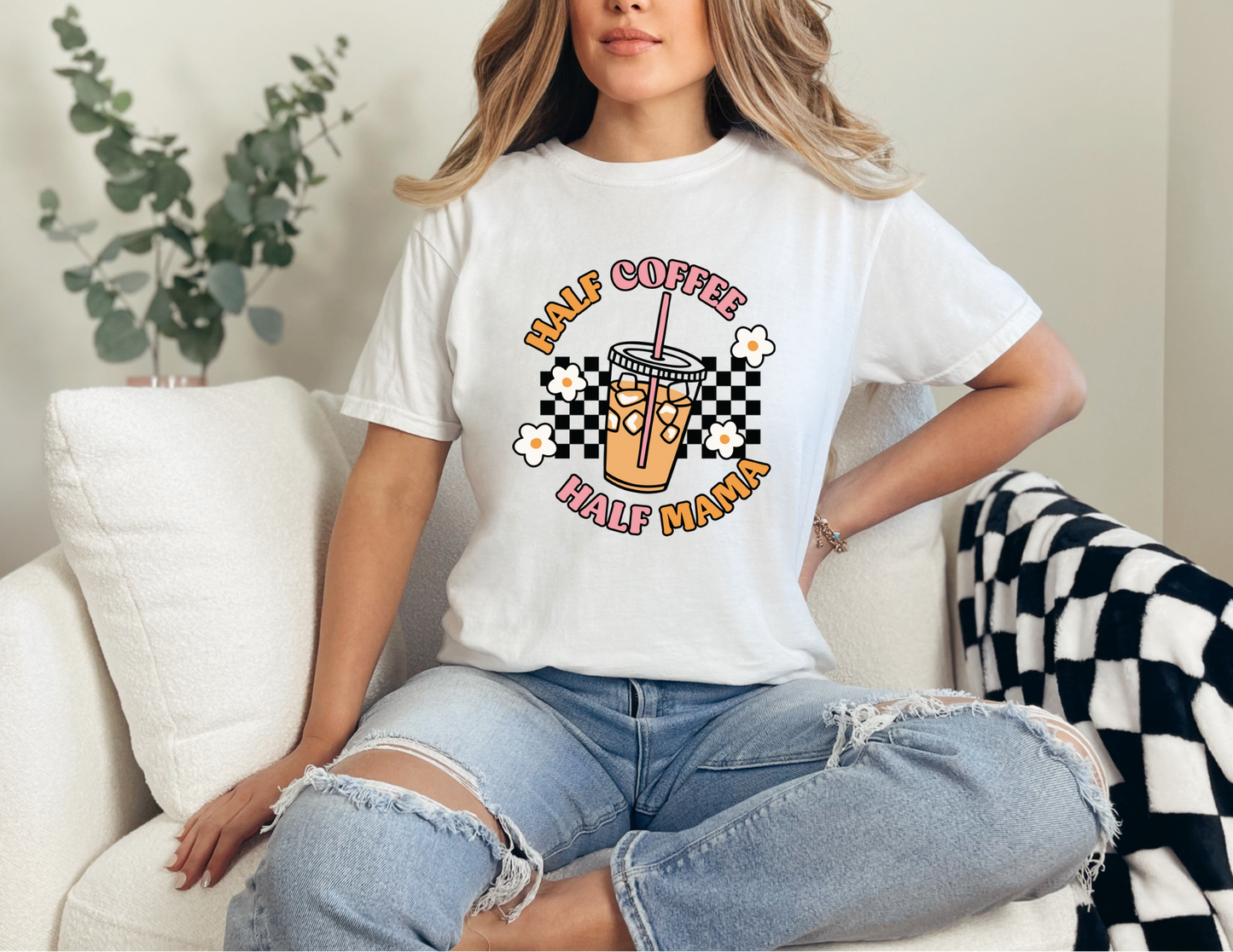 Half Coffee Half Mama Shirt