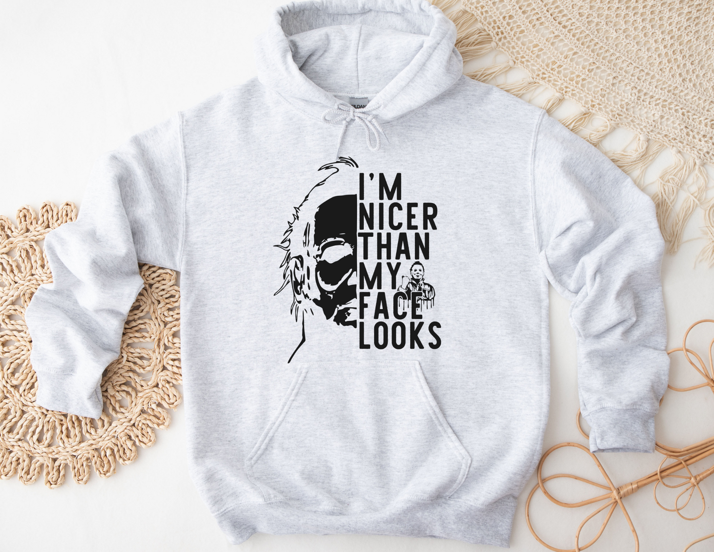 I’m Nicer Than my Face Looks Sweatshirt