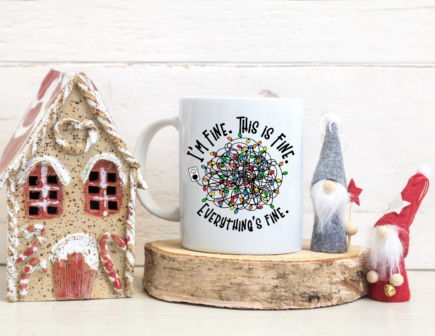 I’m Fine 15oz Coffee Cup