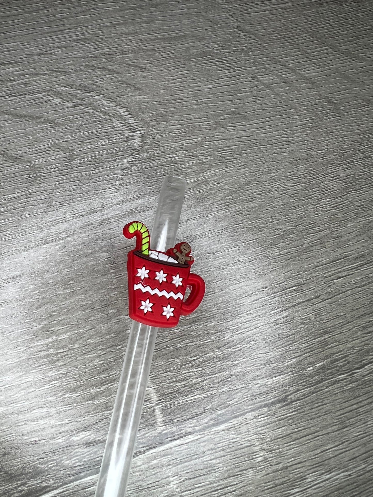 Hot Cocoa Straw Charm