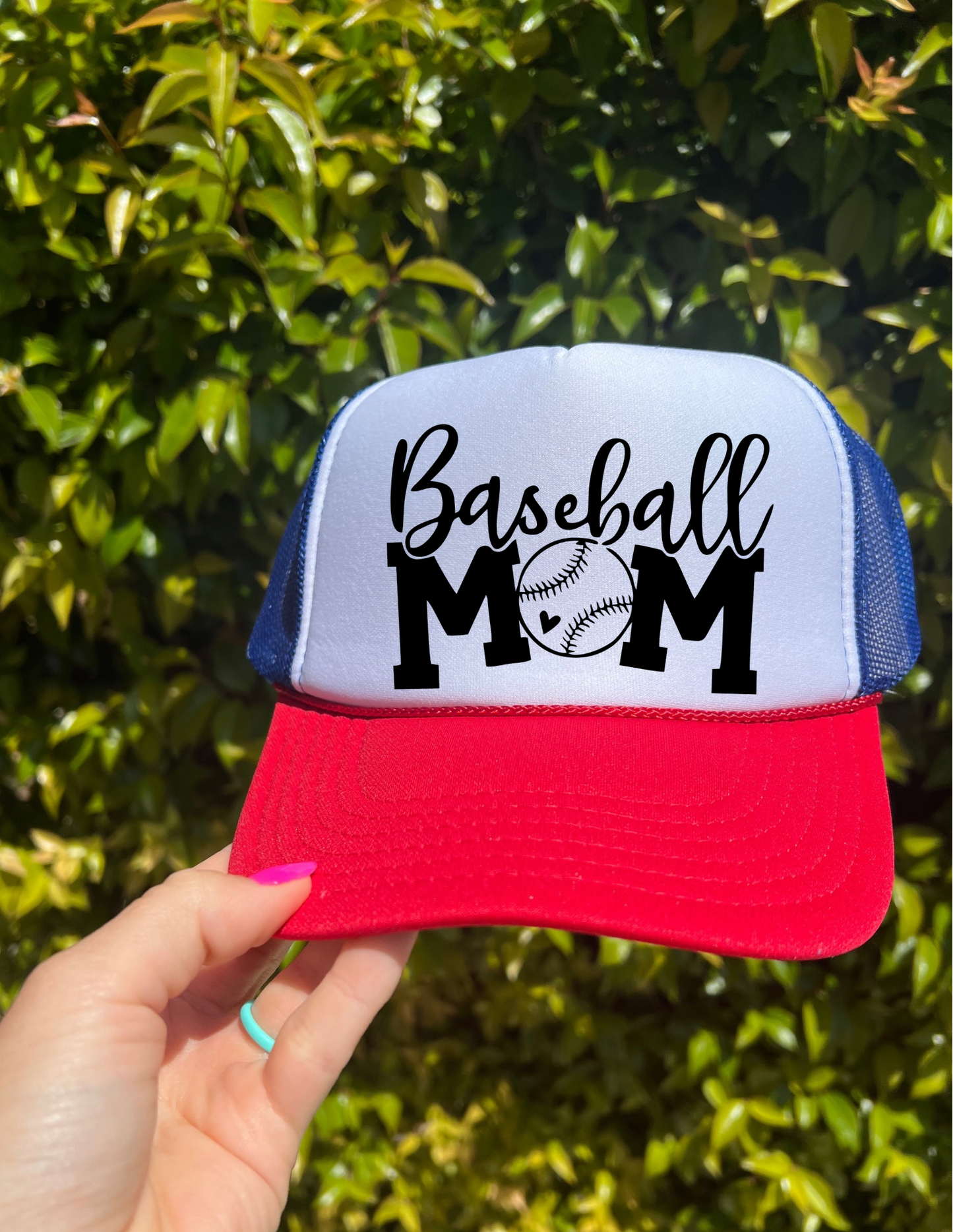 Baseball Mom Trucker Hat