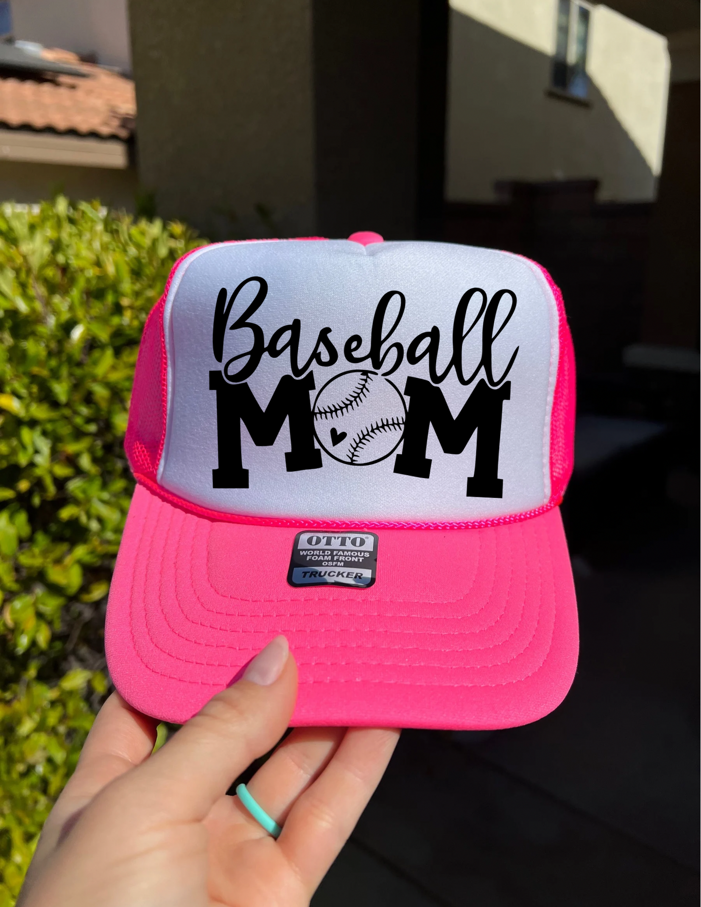 Baseball Mom Trucker Hat