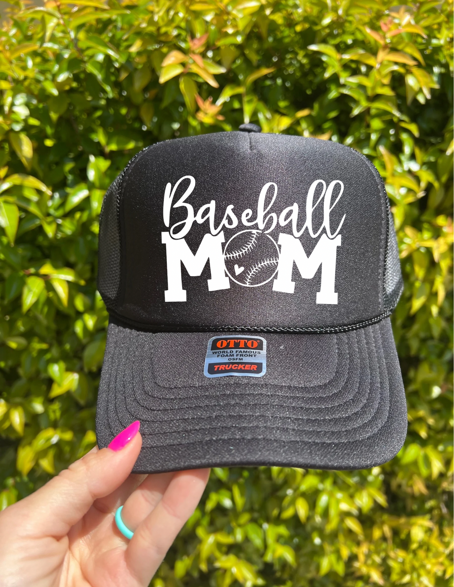 Baseball Mom Trucker Hat