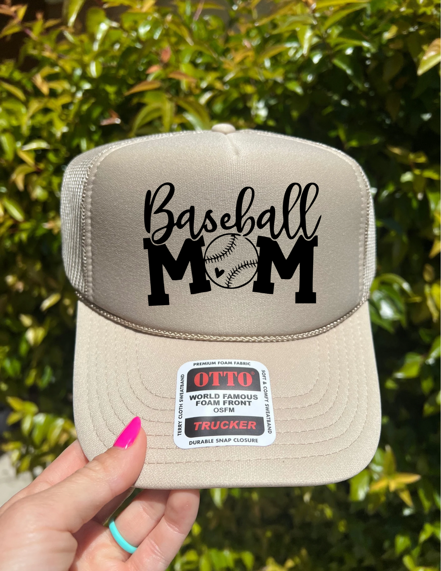 Baseball Mom Trucker Hat