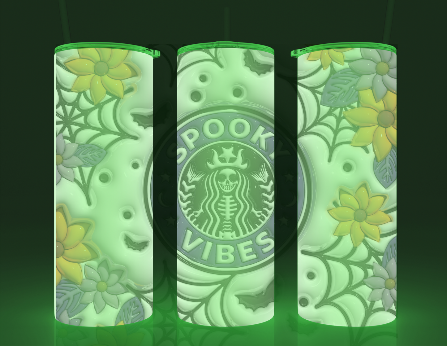 Spooky Vibes Puff 20oz Stainless Steel Tumbler