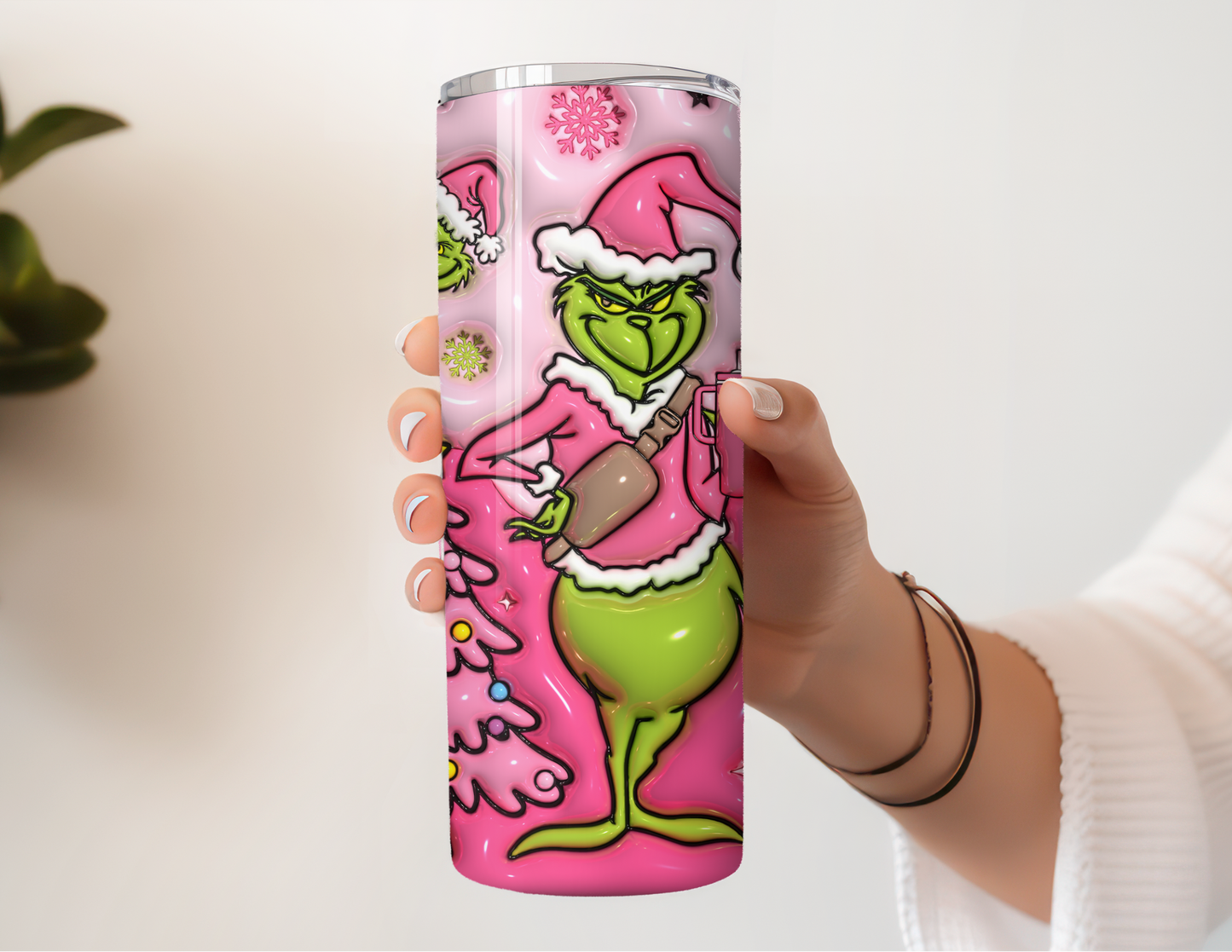 Bougie Pink G Puff Stainless Steel Tumbler