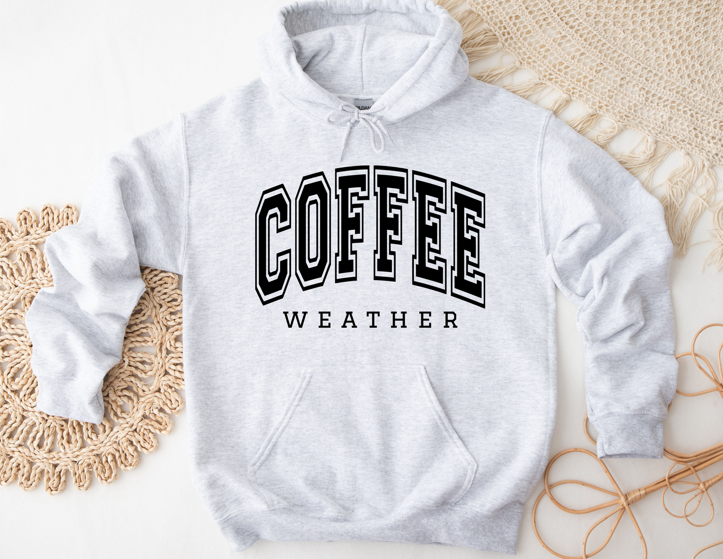 Coffee Weather Puff Print Sweatshirt