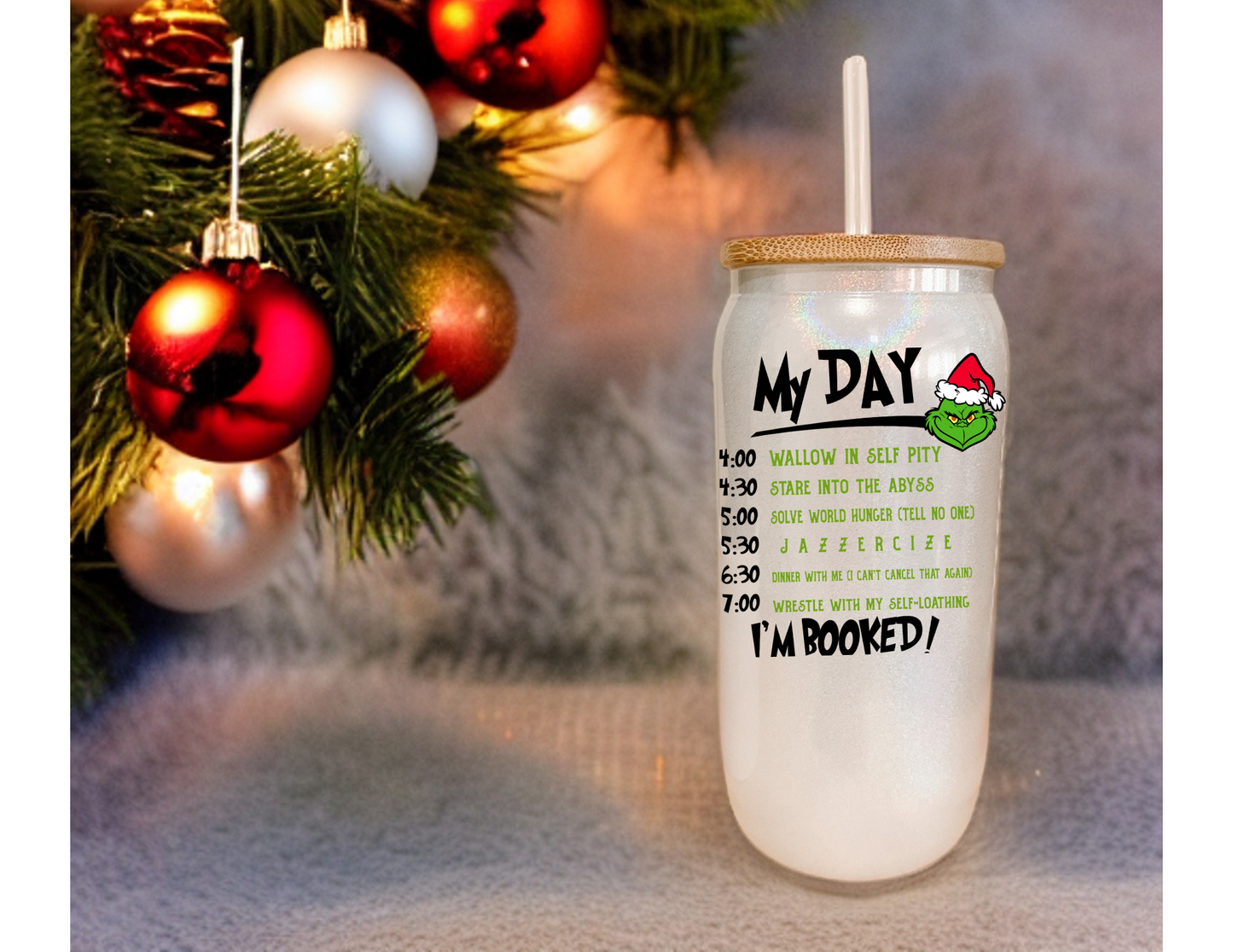 I’m Booked Glass Tumbler