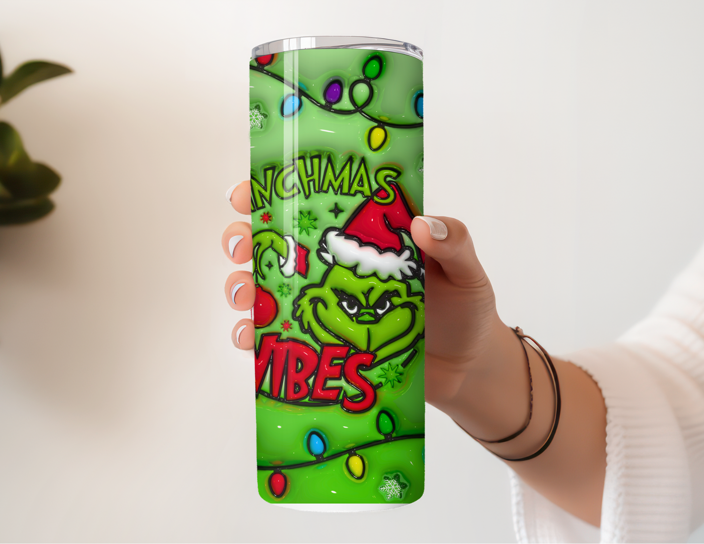 Gmas Vibes Puff Stainless Steel Tumbler
