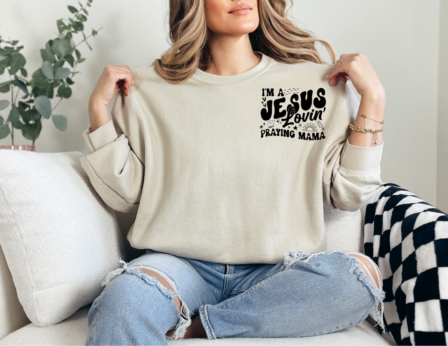 Jesus Lovin’ Praying Mama Sweatshirt