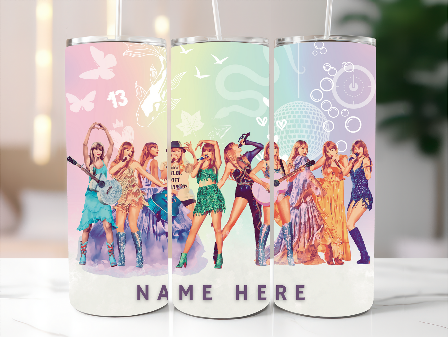 Custom Tay Swift Stainless Steel Tumbler