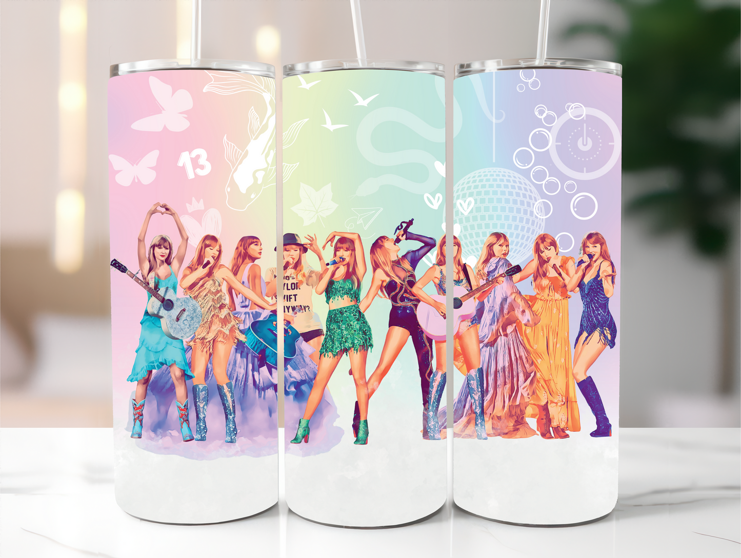 Custom Tay Swift Stainless Steel Tumbler