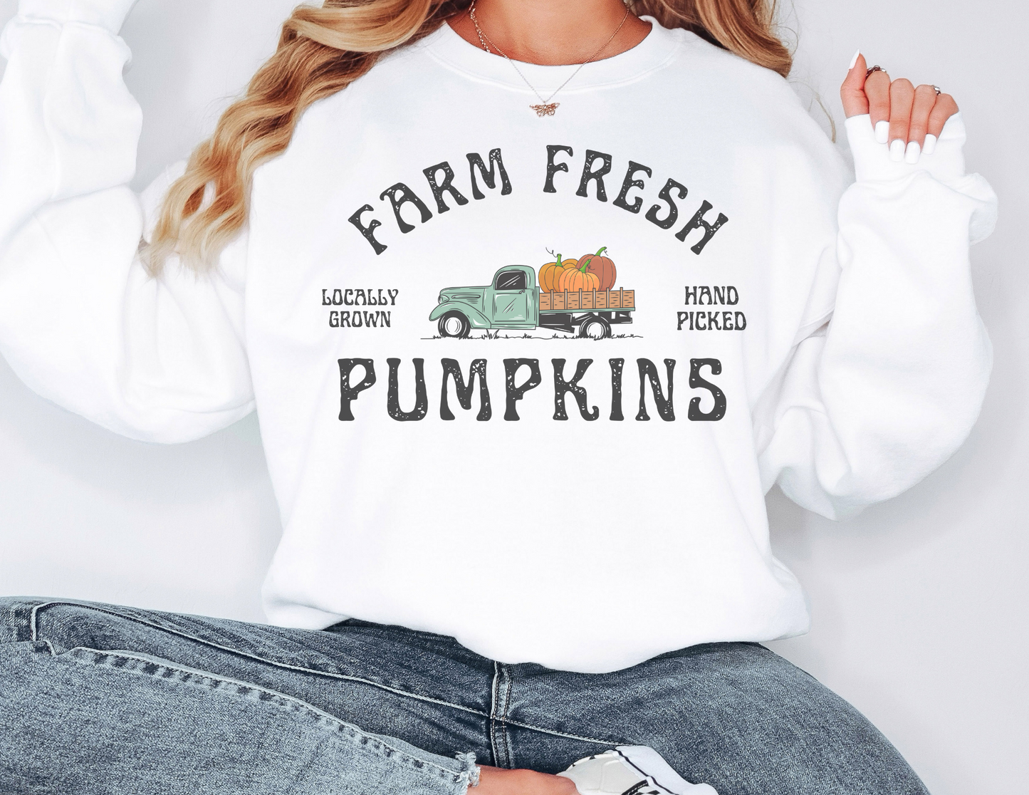 Farm Fresh Pumpkins Sweatshirt