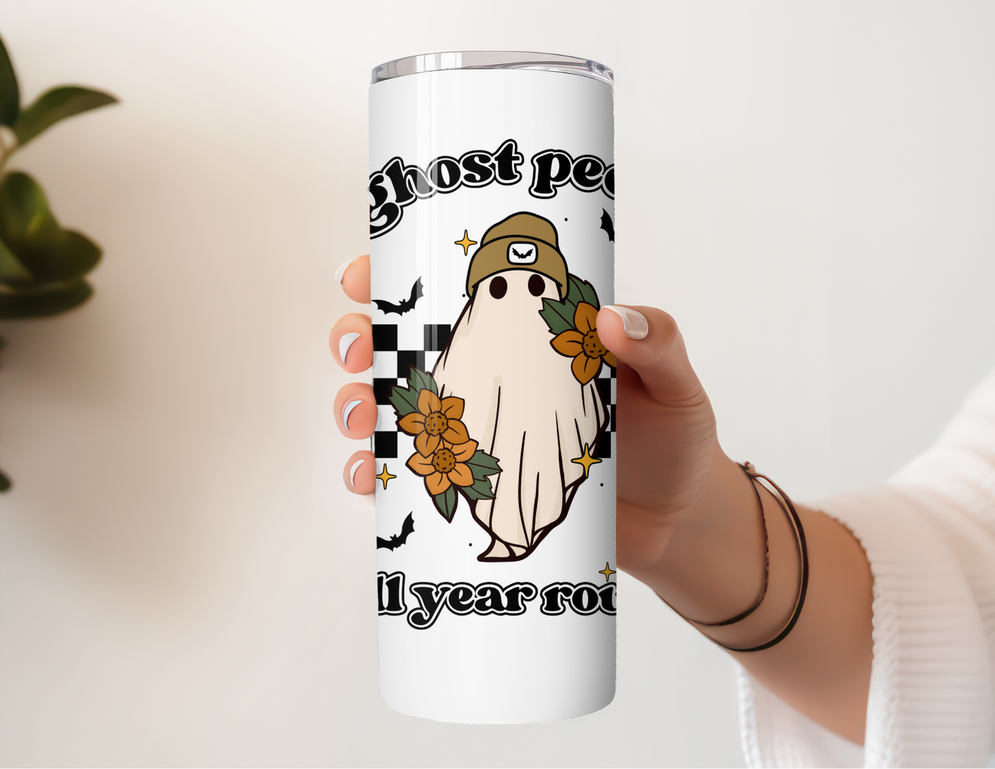 I Ghost People All Year Long 20oz Stainless Steel Tumbler