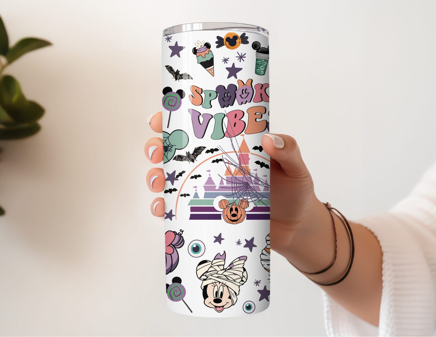 Spooky Vibes Stainless Steel Tumbler