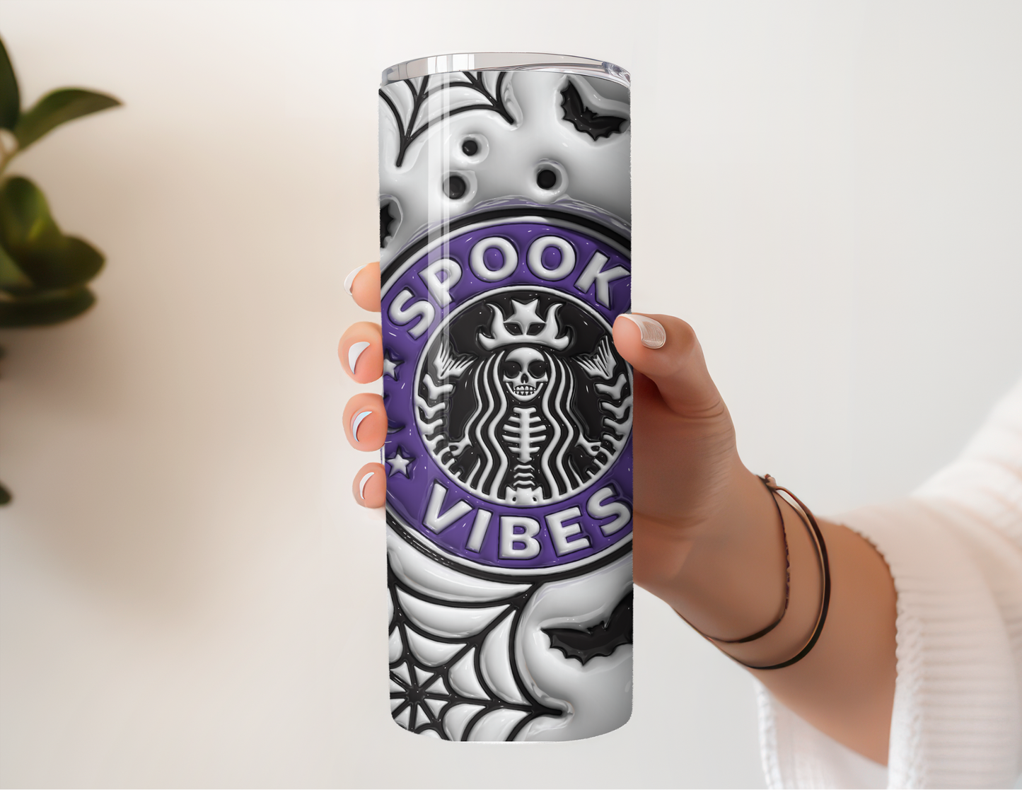 Spooky Vibes Puff 20oz Stainless Steel Tumbler