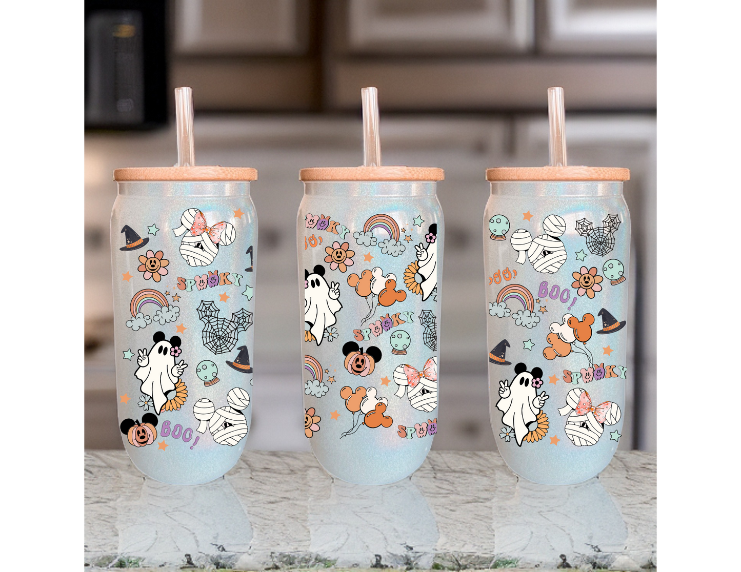 Spooky Glass Tumbler