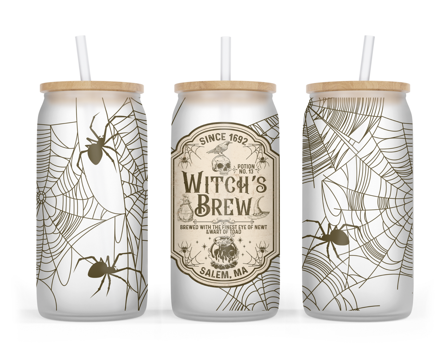 Witches Brew Glass Tumbler