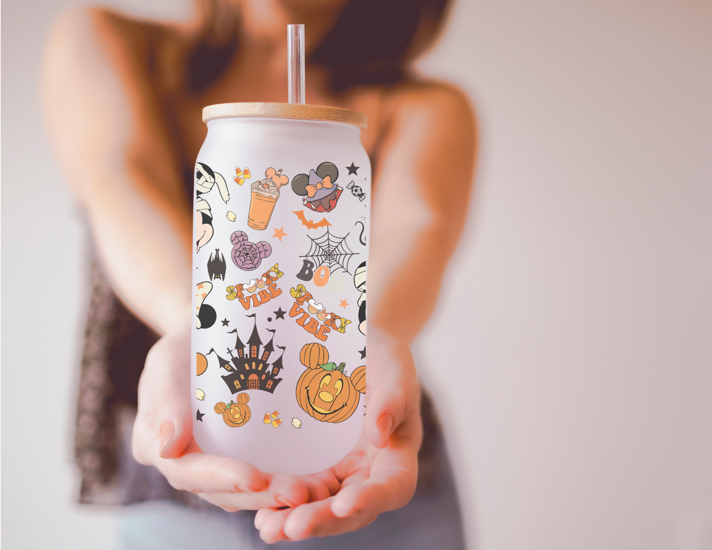 Spooky Glass Tumbler