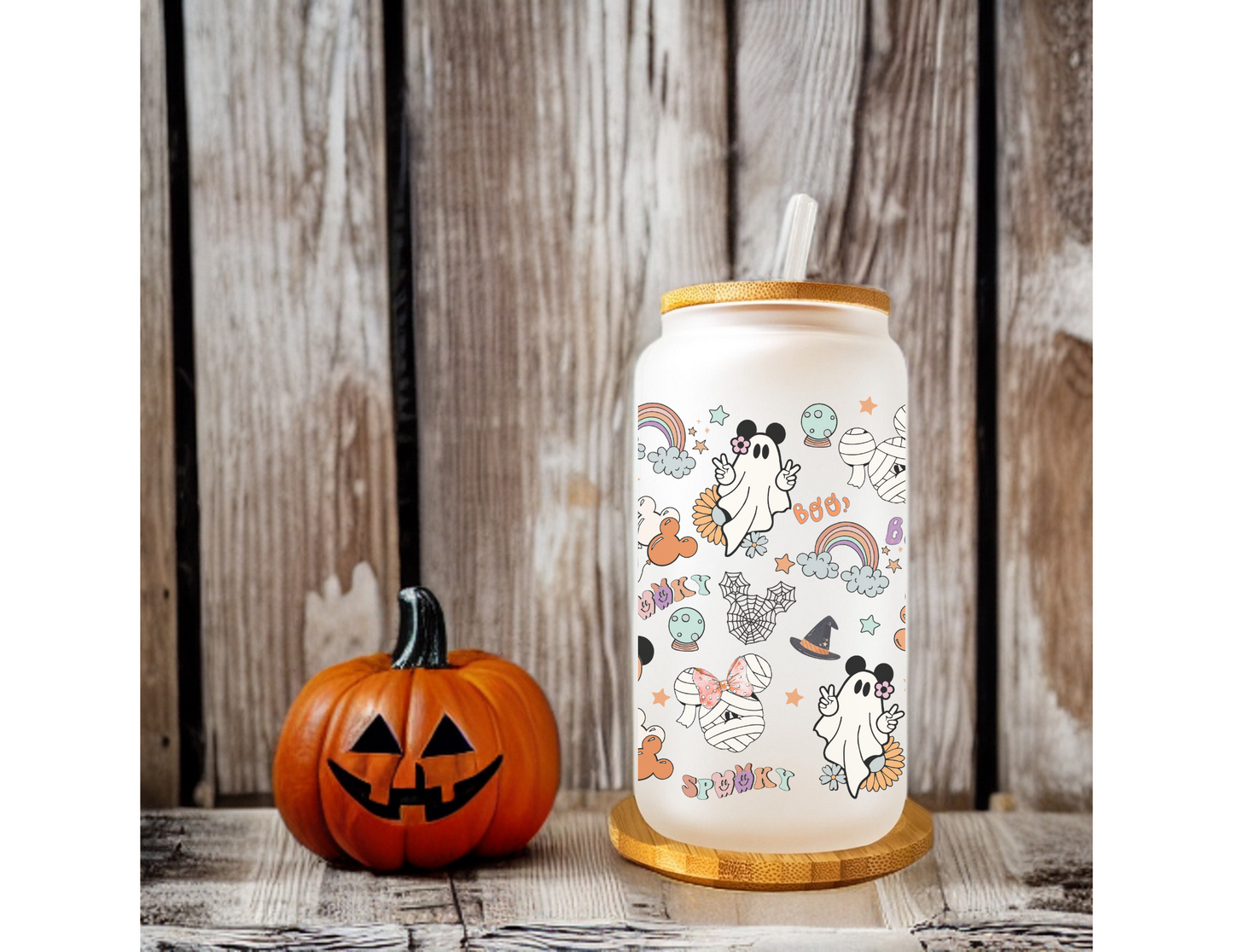 Spooky Glass Tumbler