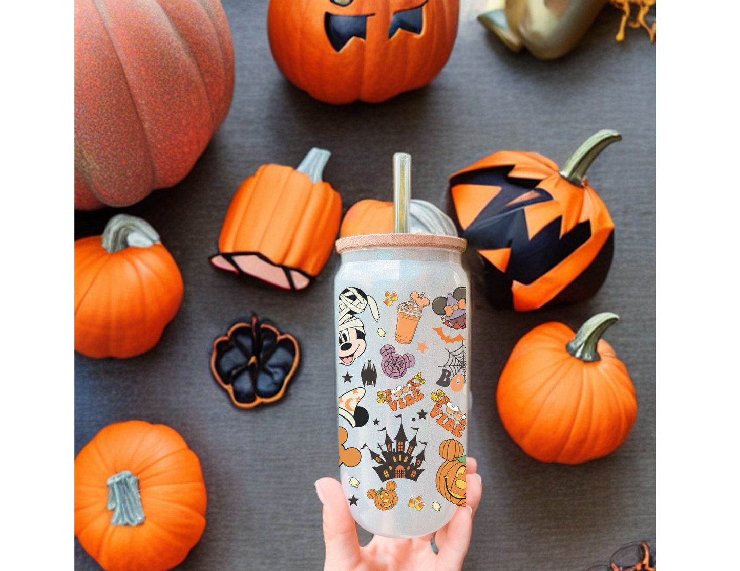 Spooky Glass Tumbler