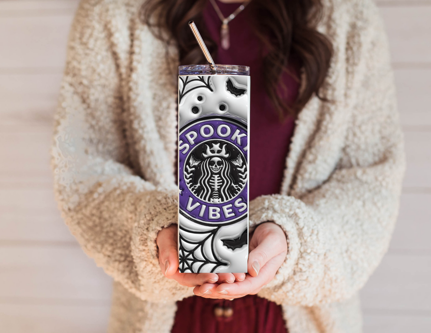 Spooky Vibes Puff 20oz Stainless Steel Tumbler
