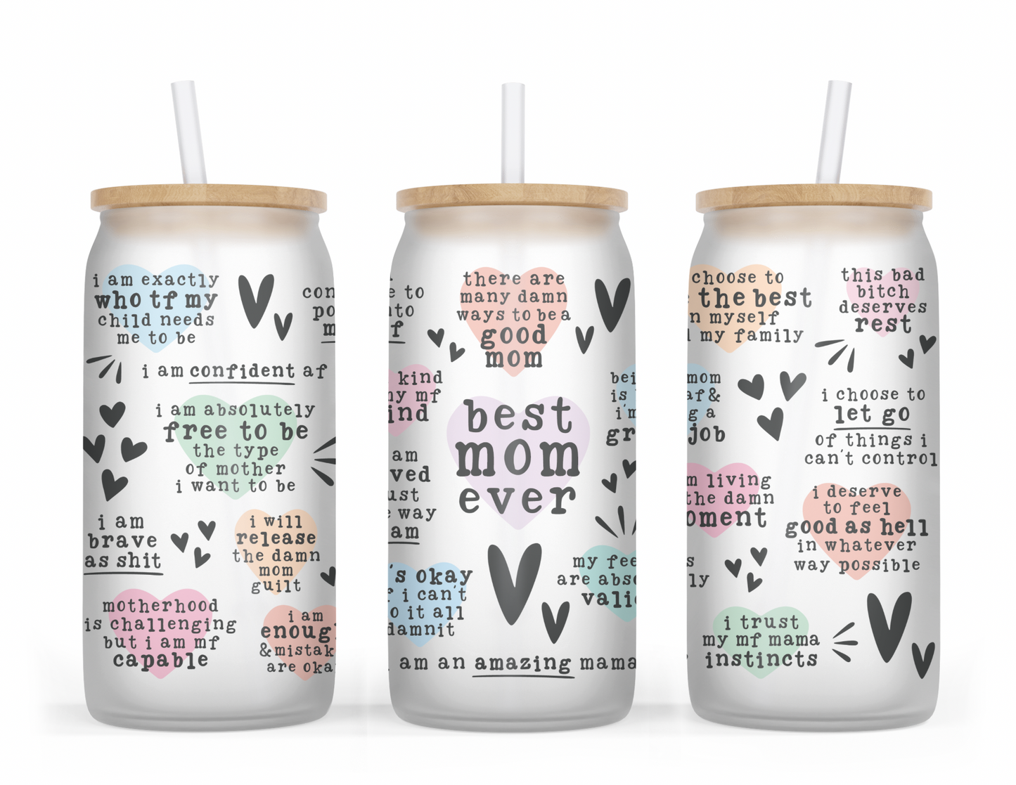 Best Mom Ever (Vulgar Edition) Glass Tumbler