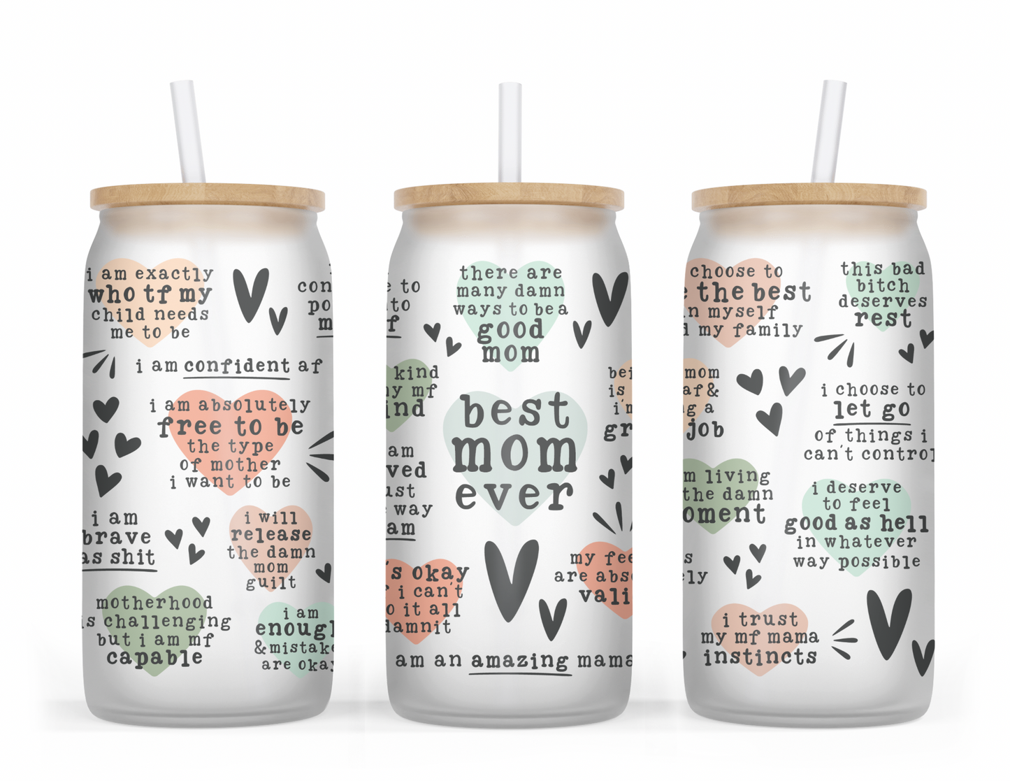 Best Mom Ever (Vulgar Edition) Glass Tumbler