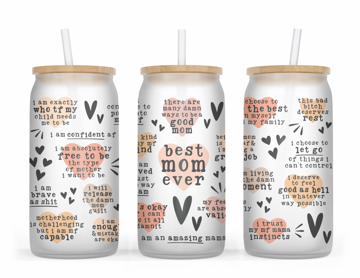 Best Mom Ever (Vulgar Edition) Glass Tumbler