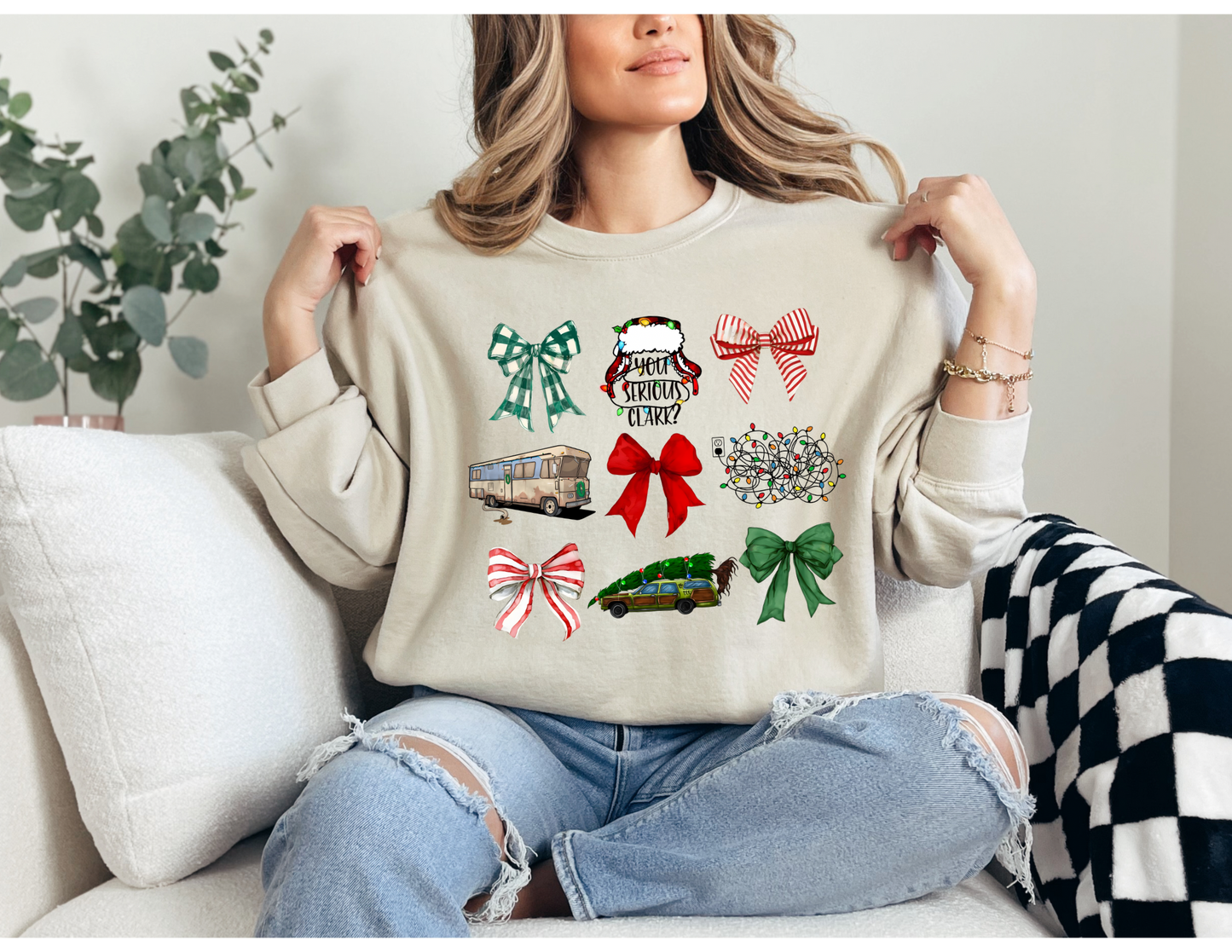 Christmas Coquette Sweatshirt