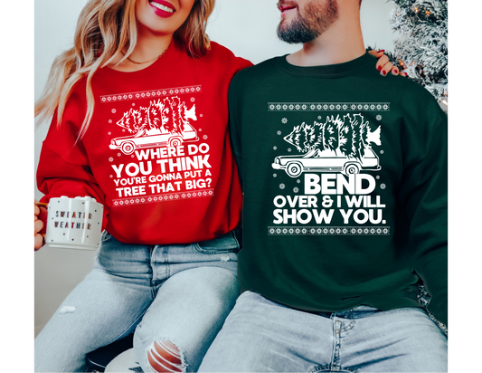 Couples Christmas Sweatshirts