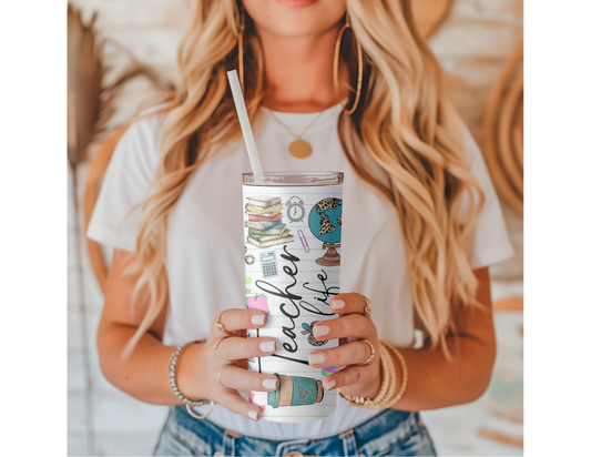 Teacher Life 20oz Stainless Steel Tumbler