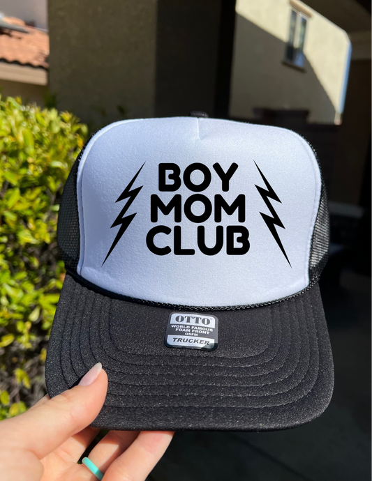 Boy Mom Club Trucker Hat